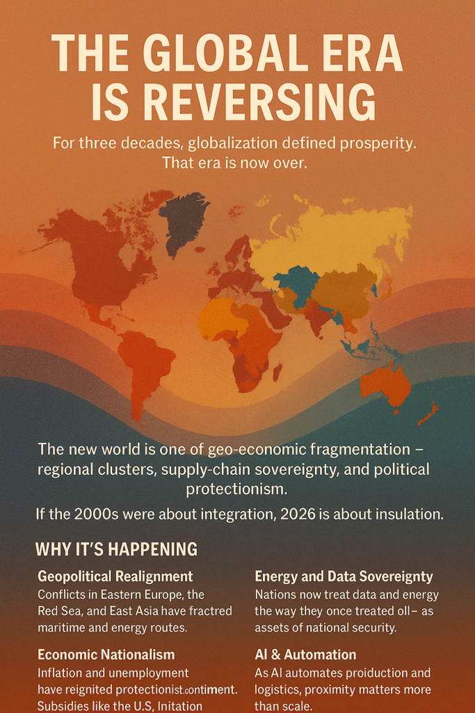 Trade & Fragmentation: The End of Globalisation as We Knew It - How firms and countries are adapting – near-shoring, regionalisation & supply-chain transformation