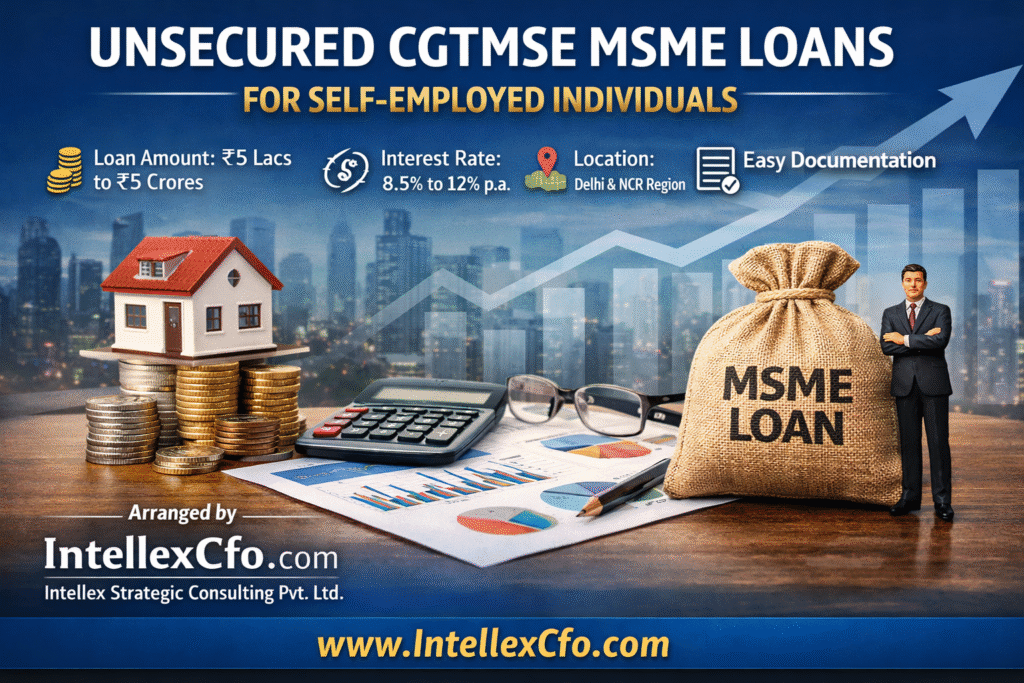 Unsecured CGTMSE MSME Loans from Leading Government Banks Exclusively for Self-Employed Individuals