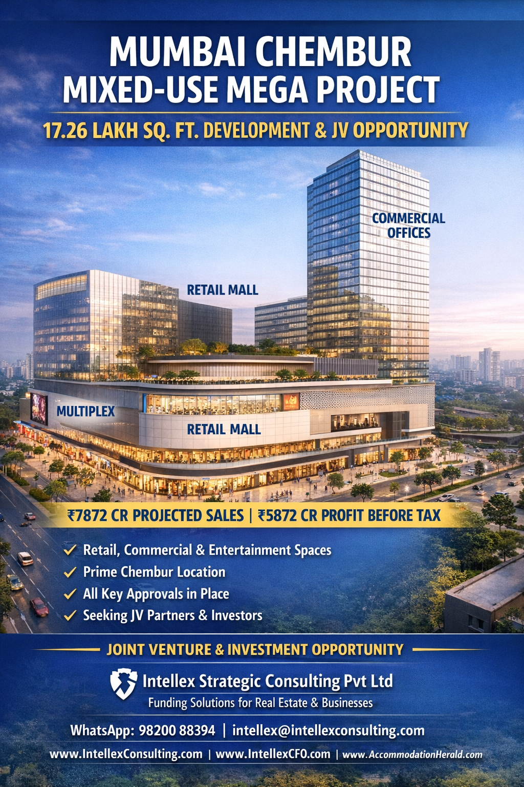 Mumbai Chembur Mixed-Use Mega Project | 17.26 Lakh Sq Ft | High-ROI Real Estate JV & Investment Opportunity.